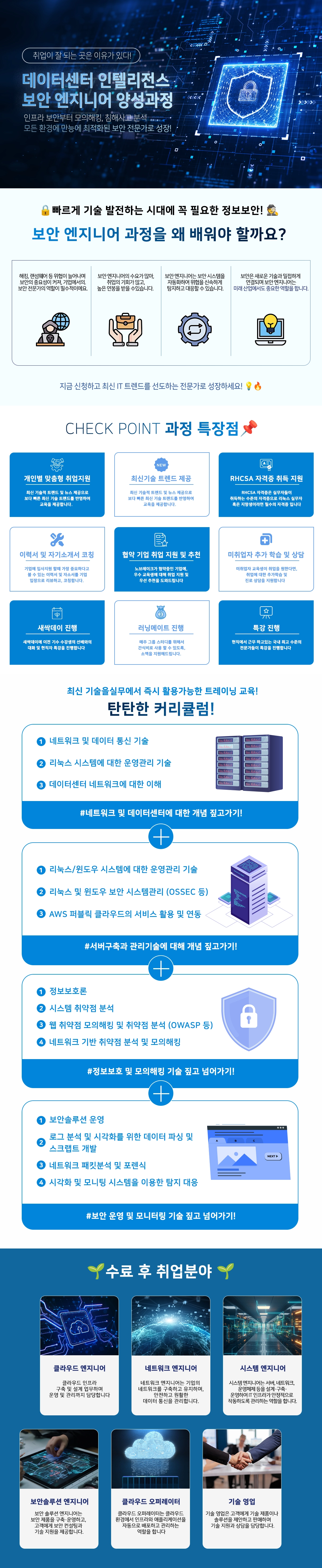 데이터센터 인텔리전스 보안 엔지니어 양성과정 과정 소개